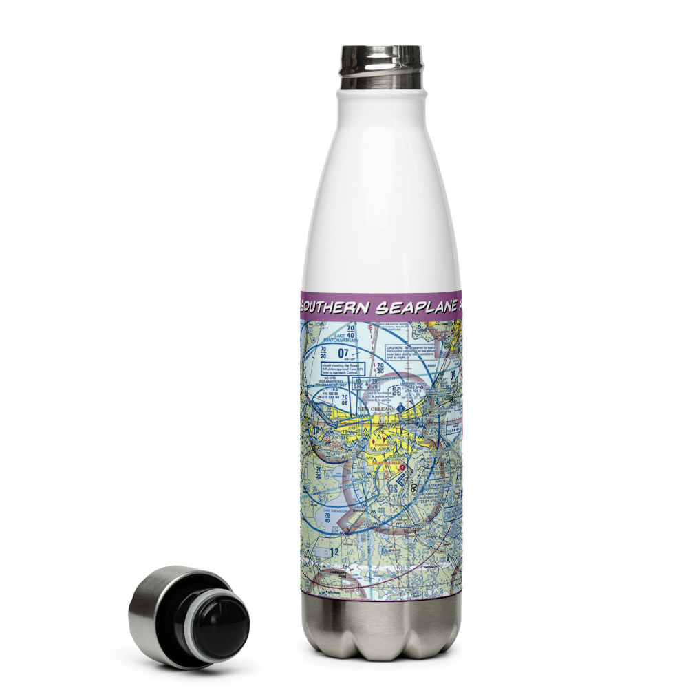 Southern Seaplane Airport (65LA) VFR Sectional Water Bottle 