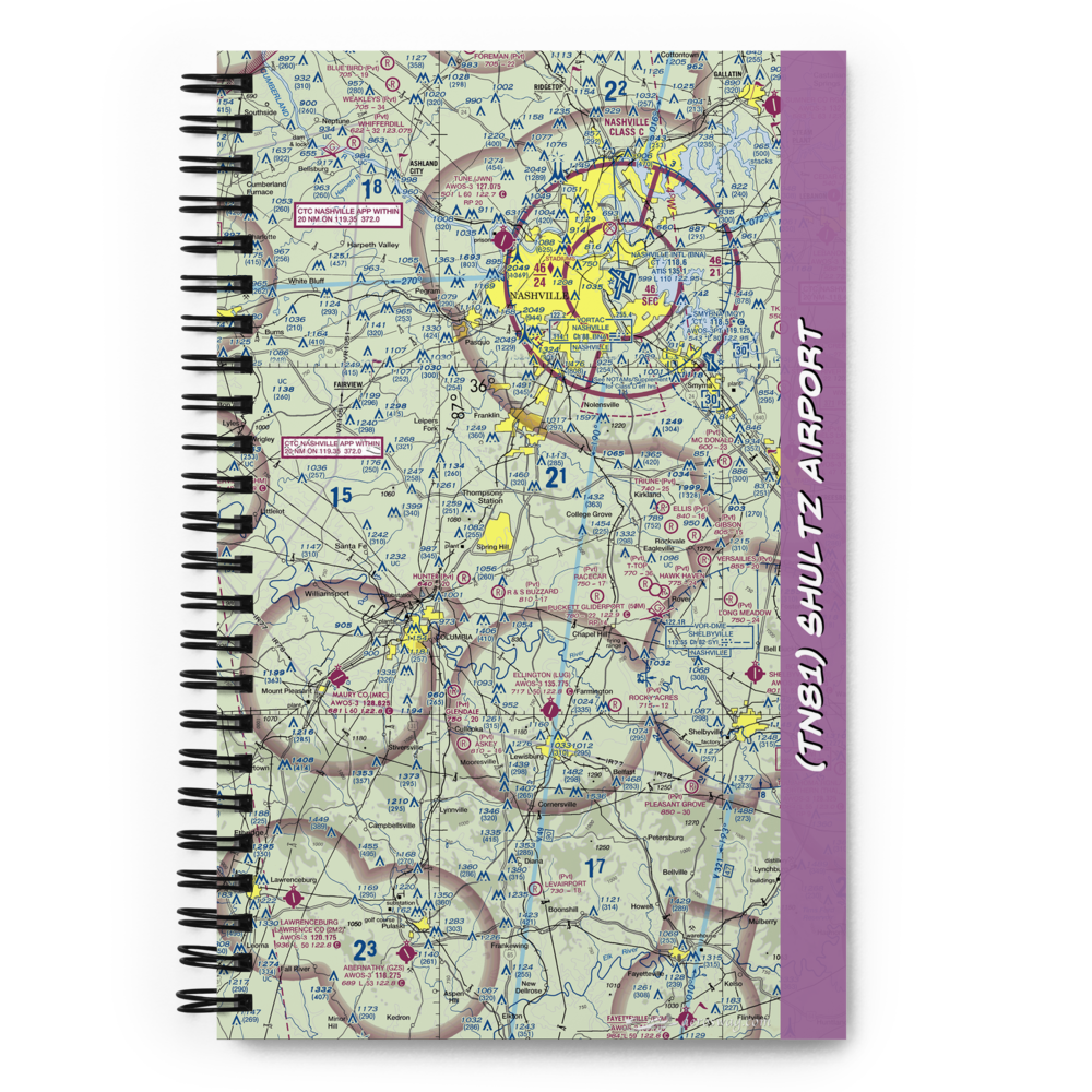 Shultz Airport (TN81) VFR Sectional Notebook 