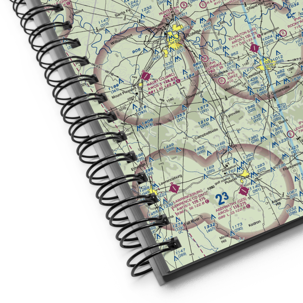 Shultz Airport (TN81) VFR Sectional Notebook 