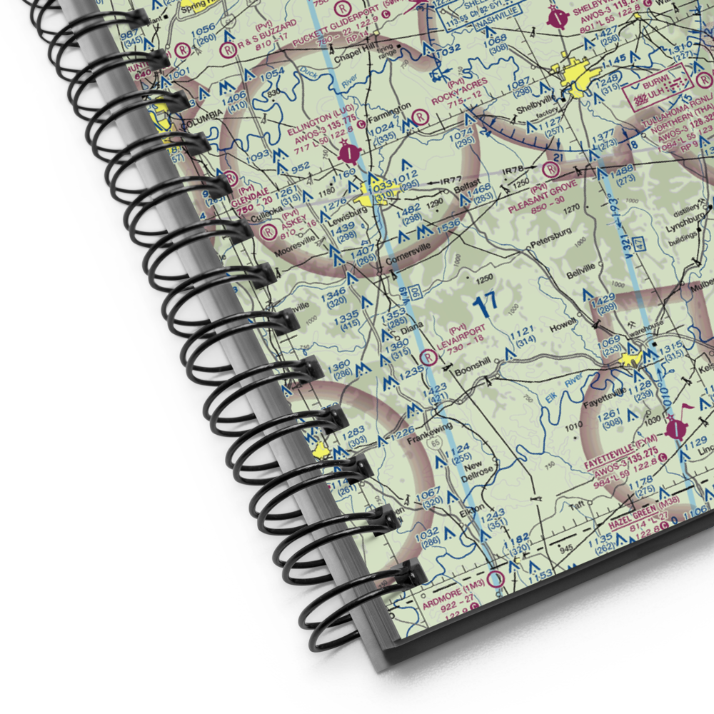 Long Meadow Airstrip (TN65) VFR Sectional Notebook 