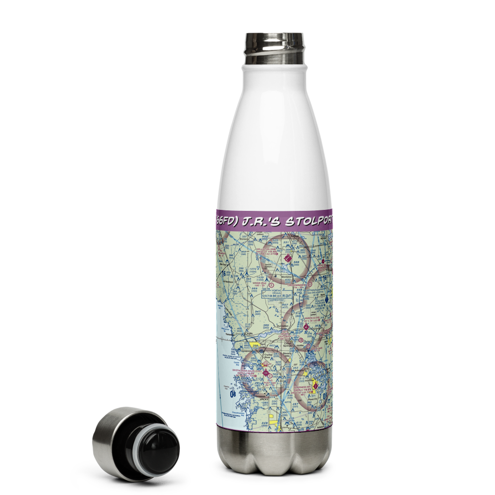 J.R.'s STOLport (66FD) VFR Sectional Water Bottle 