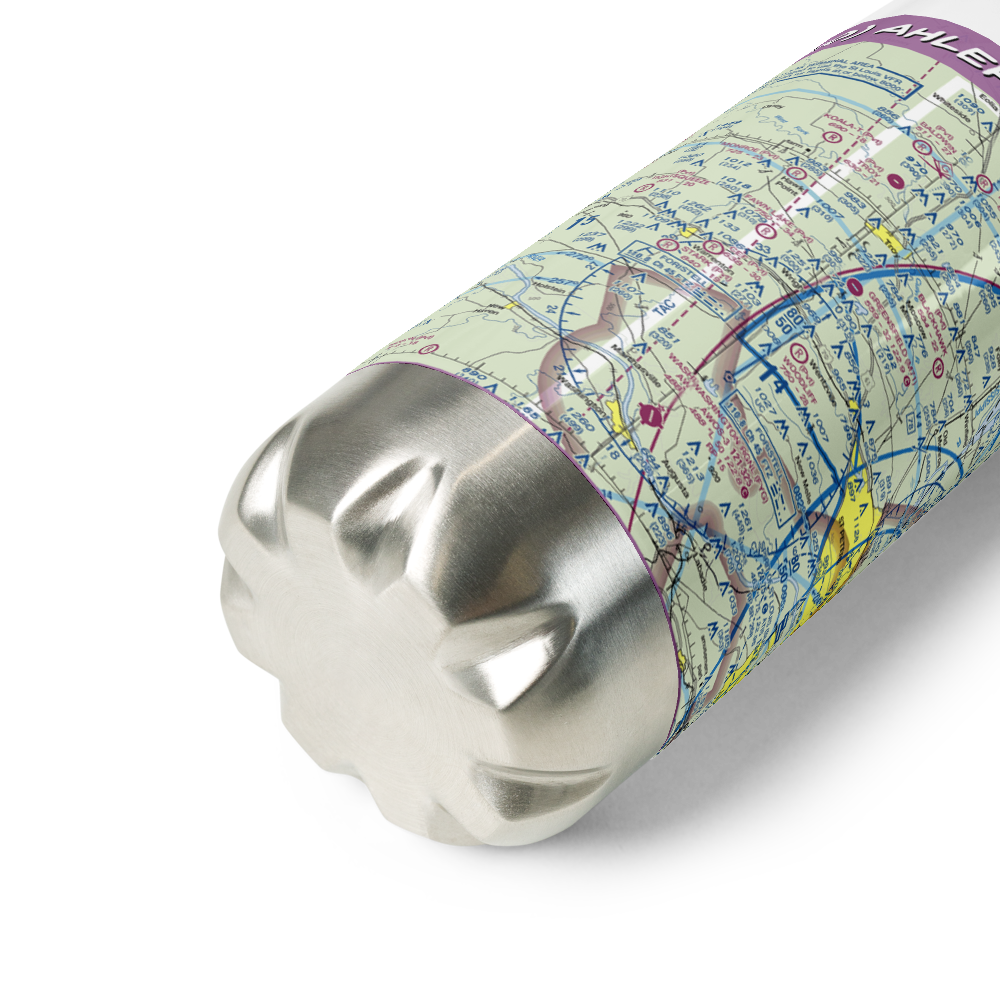 Ahlers Acres Airport (66MO) VFR Sectional Water Bottle 