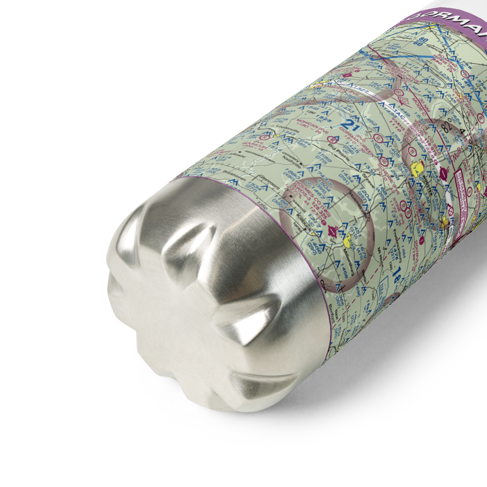 Gorman-Freeman Airport (66OI) VFR Sectional Water Bottle 