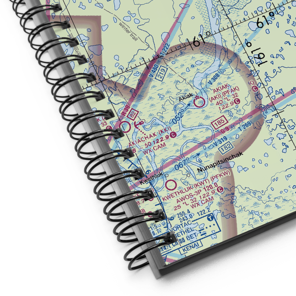 Tuluksak Airport (TLT) VFR Sectional Notebook 