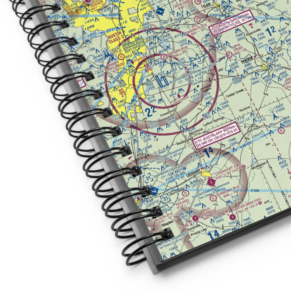 Crosswinds Airfield (TE96) VFR Sectional Notebook 