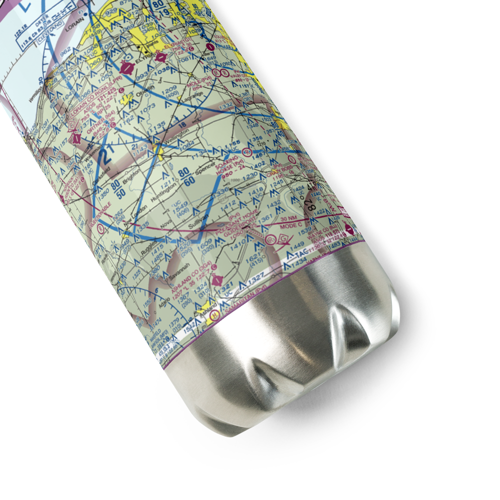 Reader-Botsford Airport (67D) VFR Sectional Water Bottle 