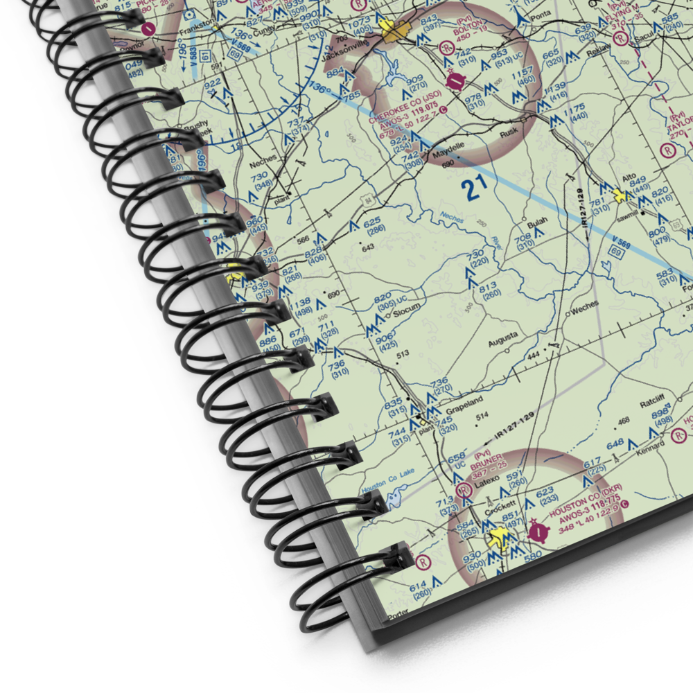 Harrison Farm Airport (TE91) VFR Sectional Notebook 