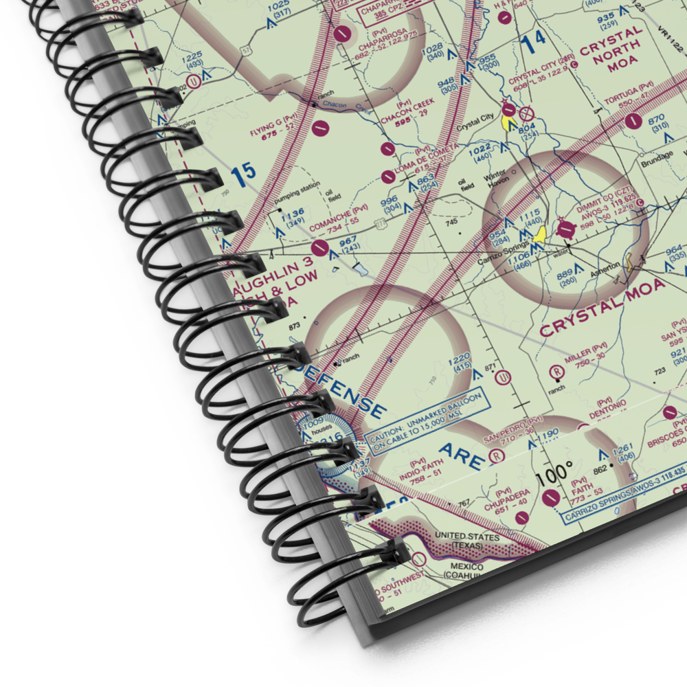 Westwind Ranch Airport (TE83) VFR Sectional Notebook 