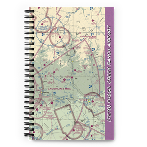 Fossil Creek Ranch Airport (TE78) VFR Sectional Notebook