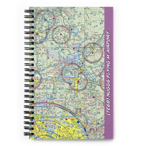 Nuggs Flying M Airport (TE68) VFR Sectional Notebook