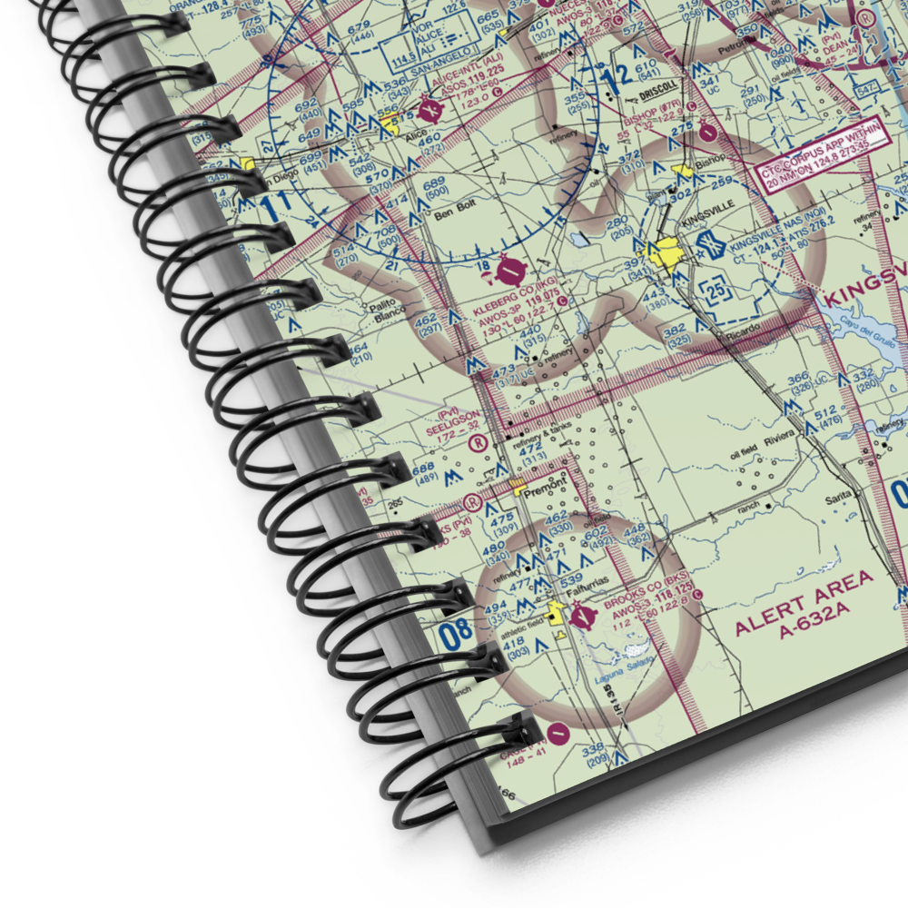 High Man Tower Airstrip (TE62) VFR Sectional Notebook 