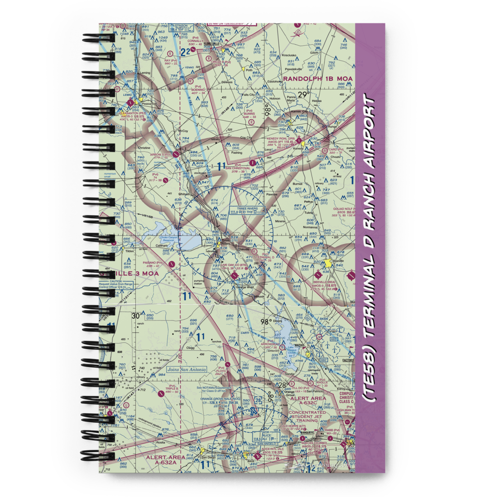 Terminal D Ranch Airport (TE58) VFR Sectional Notebook 