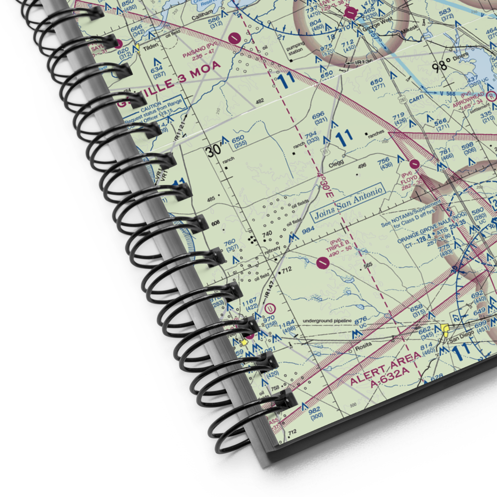Terminal D Ranch Airport (TE58) VFR Sectional Notebook 