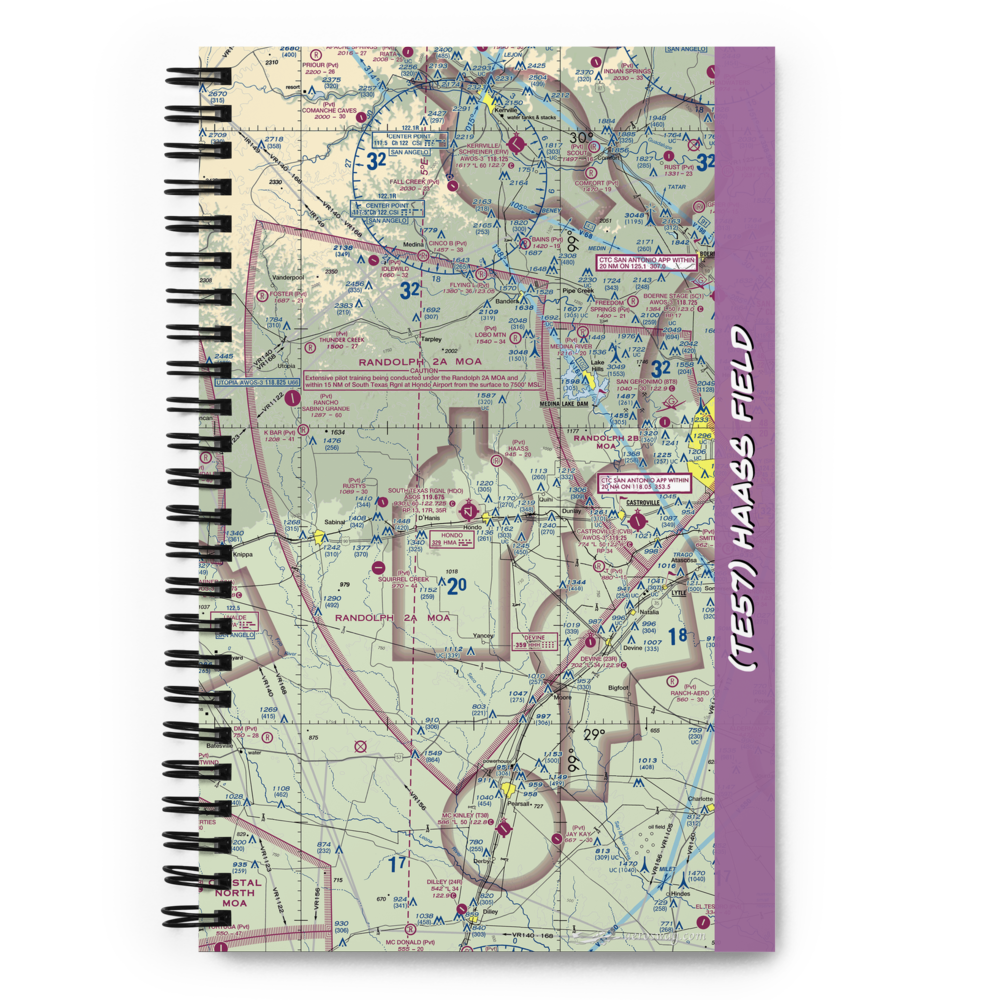 Haass Field (TE57) VFR Sectional Notebook 
