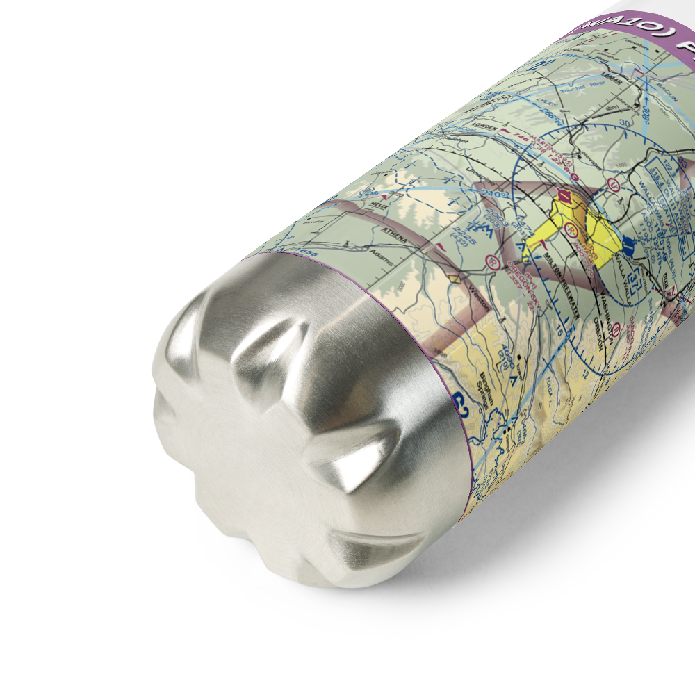 Page Airport (WA10) VFR Sectional Water Bottle 