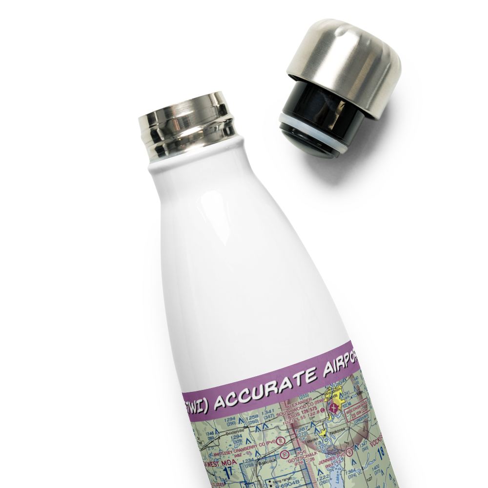 Accurate Airport (67WI) VFR Sectional Water Bottle 