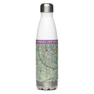 Luginbuel Hee Haw Airport (68AR) VFR Sectional Water Bottle