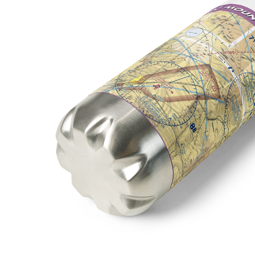 Music Mountain Air Ranch Airport (68AZ) VFR Sectional Water Bottle 