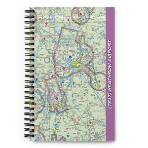 Heathrow Airport (TE17) VFR Sectional Notebook