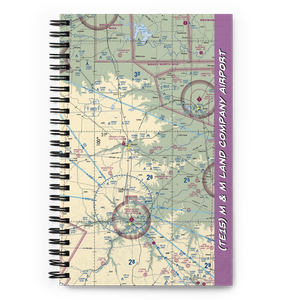 M & M Land Company Airport (TE15) VFR Sectional Notebook