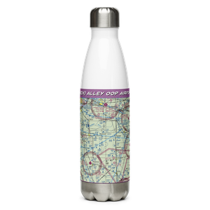 Alley Oop Airport (68IN) VFR Sectional Water Bottle