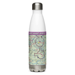 Hamp Airport (68R) VFR Sectional Water Bottle
