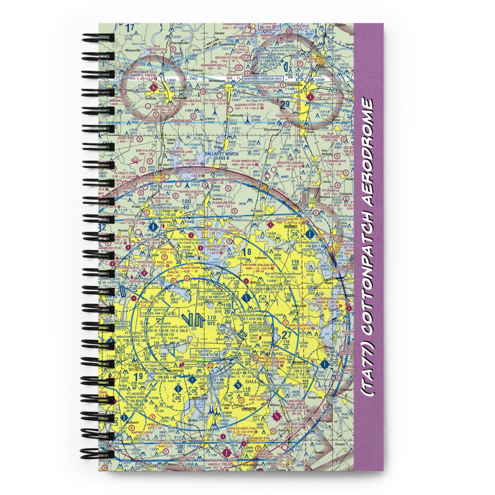 Cottonpatch Aerodrome (TA77) VFR Sectional Notebook 