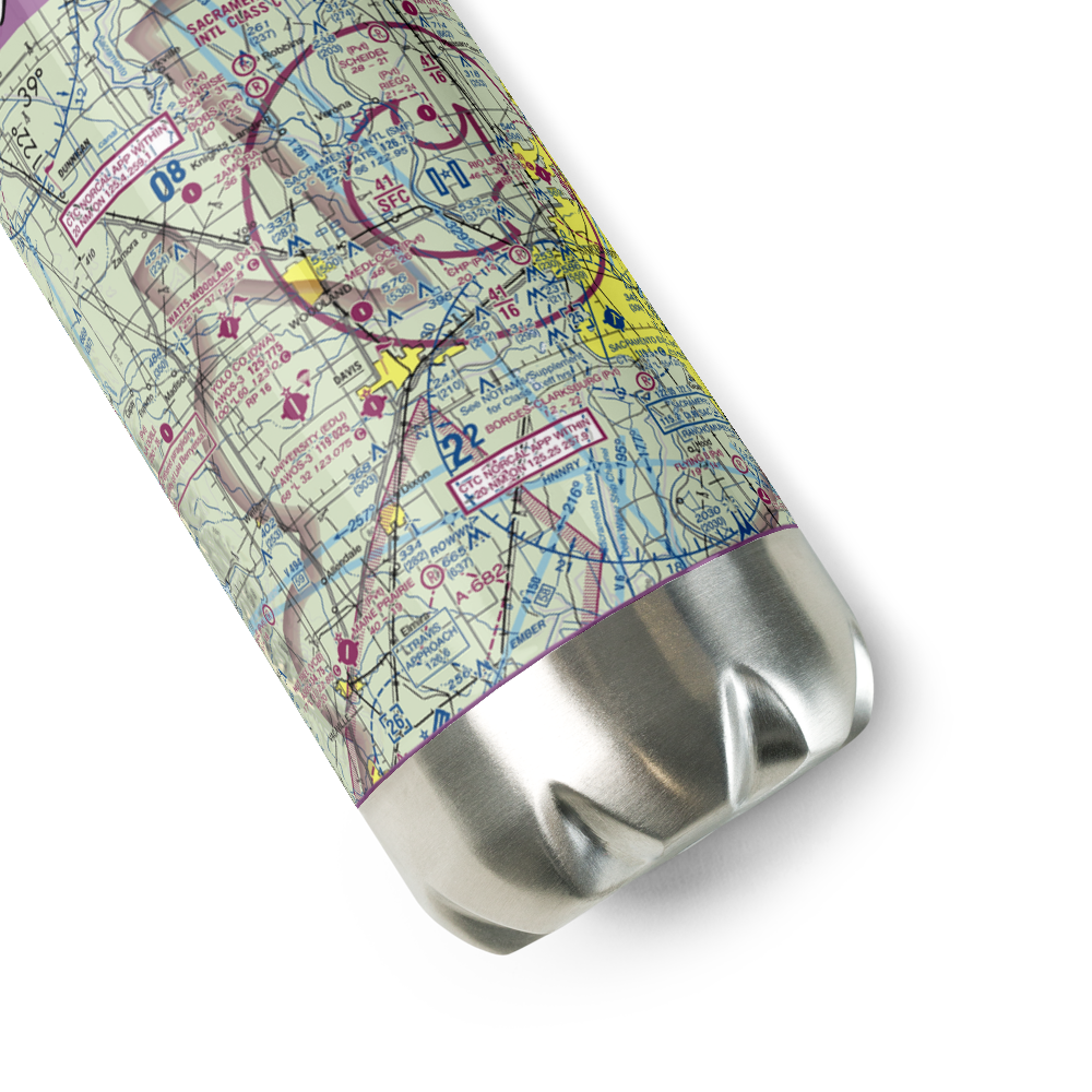 Medlock Field (69CL) VFR Sectional Water Bottle 