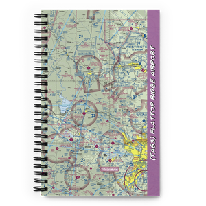Flattop Ridge Airport (TA63) VFR Sectional Notebook