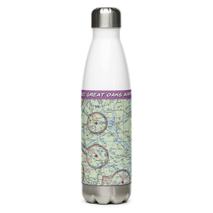Great Oaks Airport (69GE) VFR Sectional Water Bottle