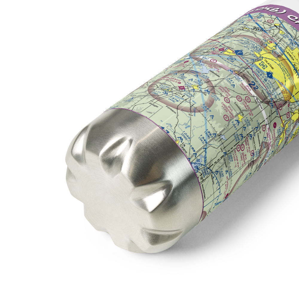 Chiles Airpark (69KS) VFR Sectional Water Bottle 