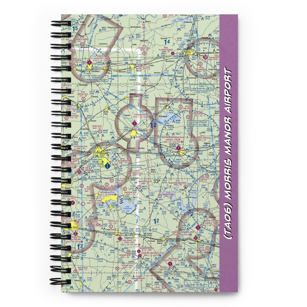 Morris Manor Airport (TA06) VFR Sectional Notebook 