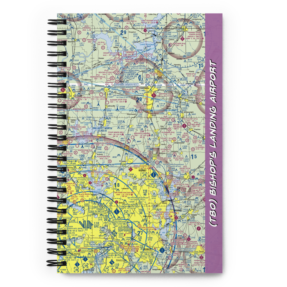 Bishop's Landing Airport (T80) VFR Sectional Notebook 