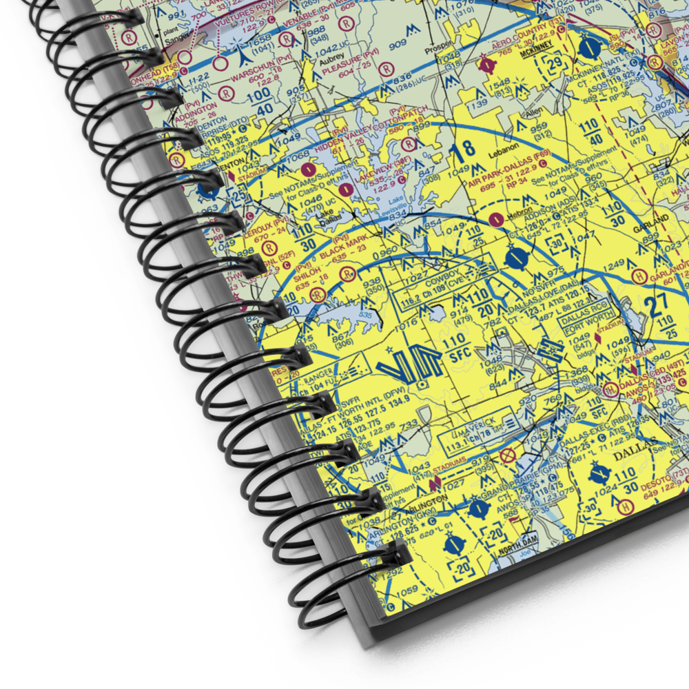 Bishop's Landing Airport (T80) VFR Sectional Notebook 