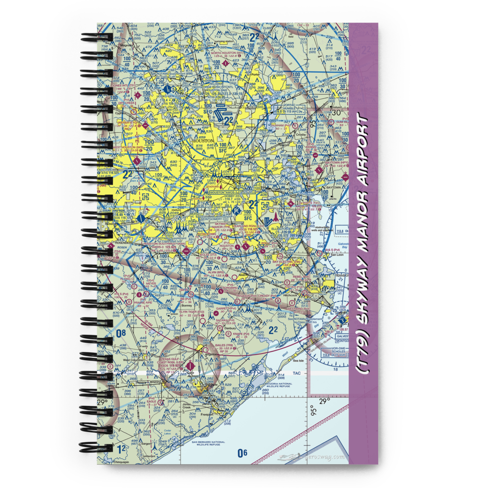 Skyway Manor Airport (T79) VFR Sectional Notebook 