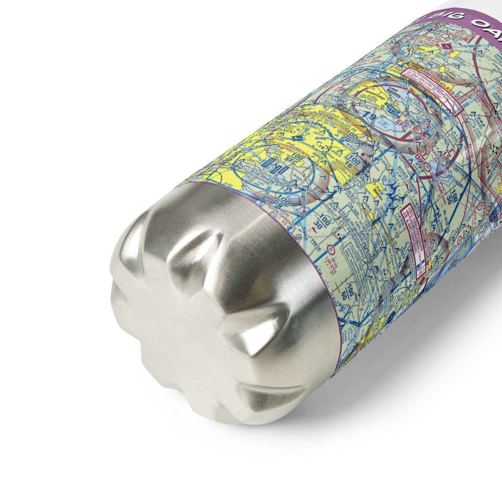 Big Oaks Ranch Airport (6FD2) VFR Sectional Water Bottle 