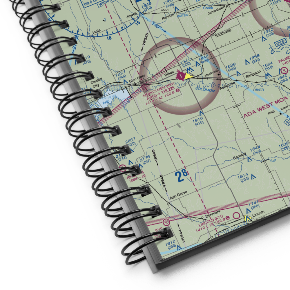 Mc Collough Airfield (SN49) VFR Sectional Notebook 