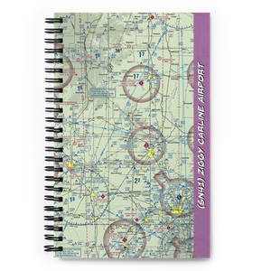 Ziggy Carline Airport (SN41) VFR Sectional Notebook