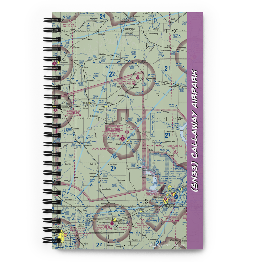 Callaway Airpark (SN33) VFR Sectional Notebook 