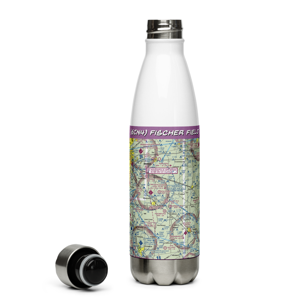 Fischer Field (6IN4) VFR Sectional Water Bottle 