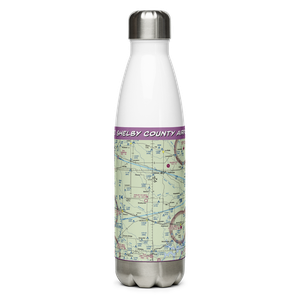 Shelby County Airport (6K2) VFR Sectional Water Bottle