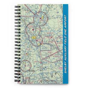 Shelby Auxiliary Field One Airport (SH1) VFR Sectional Notebook