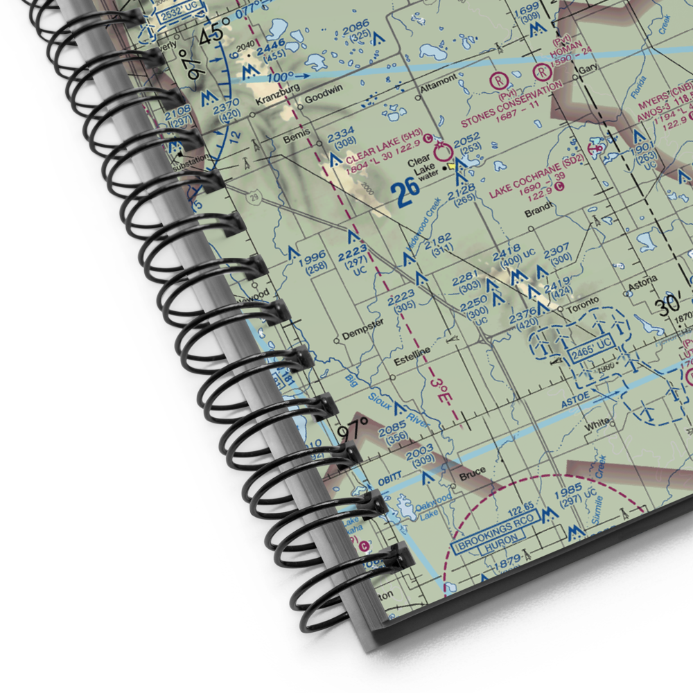 Lundin Airport (SD94) VFR Sectional Notebook 