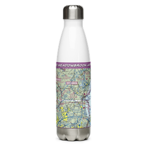 Meadowbrook Airport (6MA2) VFR Sectional Water Bottle