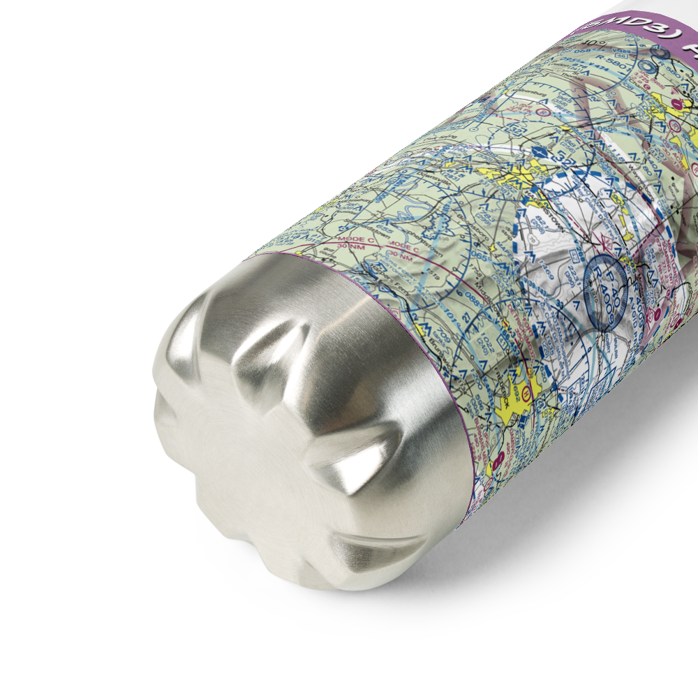 Harp Airport (6MD3) VFR Sectional Water Bottle 