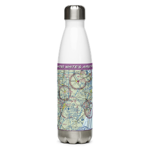 White's Airstrip (6MD8) VFR Sectional Water Bottle