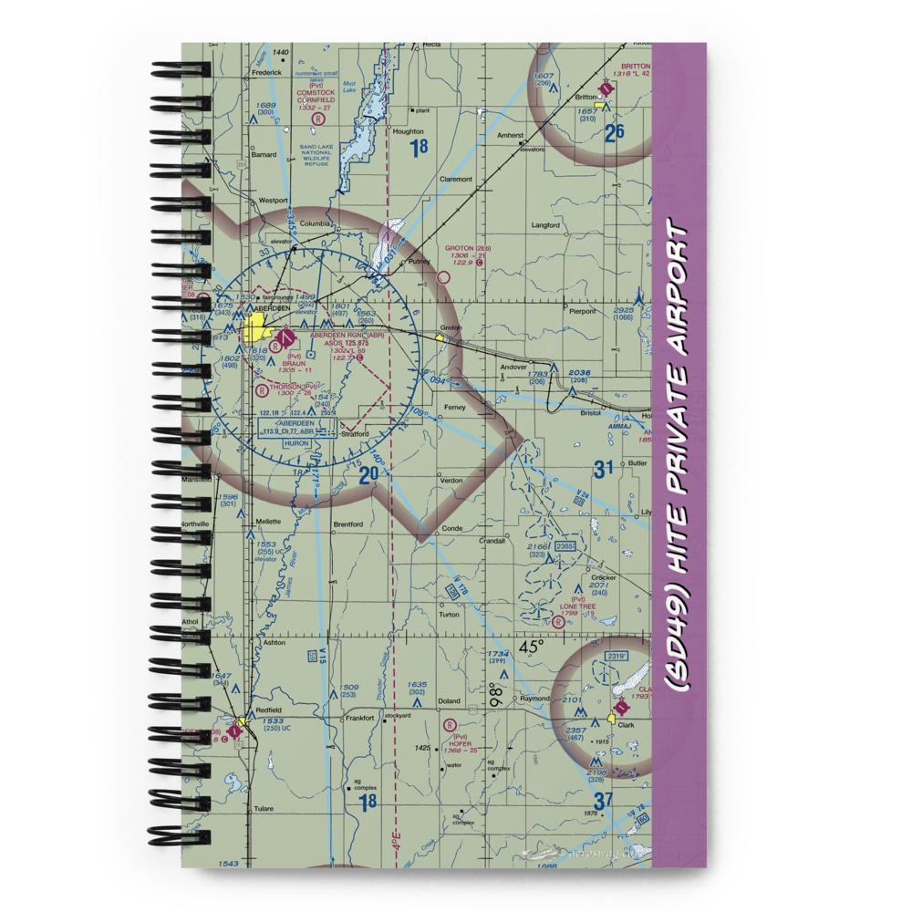 Hite Private Airport (SD49) VFR Sectional Notebook 