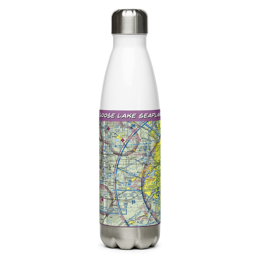 Goose Lake Seaplane Base (6MN6) VFR Sectional Water Bottle 