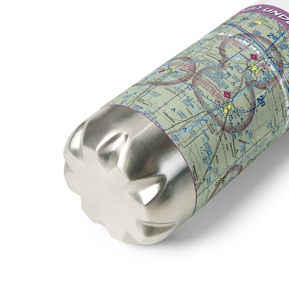 Underland Airstrip (6MN8) VFR Sectional Water Bottle 