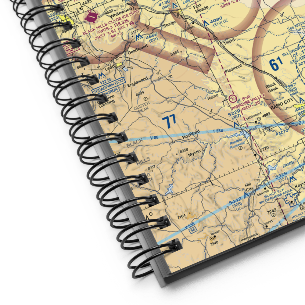 Bruch Ranch Airport (SD24) VFR Sectional Notebook 